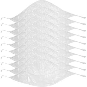 Rain Bonnet with Visor, 10PCS Waterproof Plastic Rain Cap to Protect Hairstyle, Windproof Rain Hat with Tie, Portable Clear Rain Caps, Rain Caps for Women in Saudi Arabia