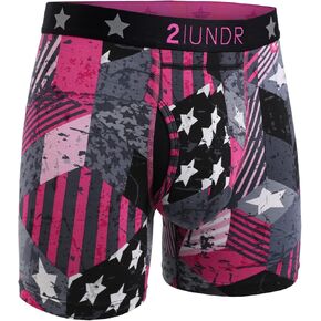 2UNDR Men's Swing Shift 6" Boxer Brief Underwear (Hot Air, Medium) in Saudi Arabia