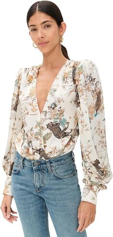 L'Agence Womend's Kyoto Sleeve Bodysuit in Saudi Arabia
