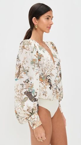 L'Agence Womend's Kyoto Sleeve Bodysuit in Saudi Arabia