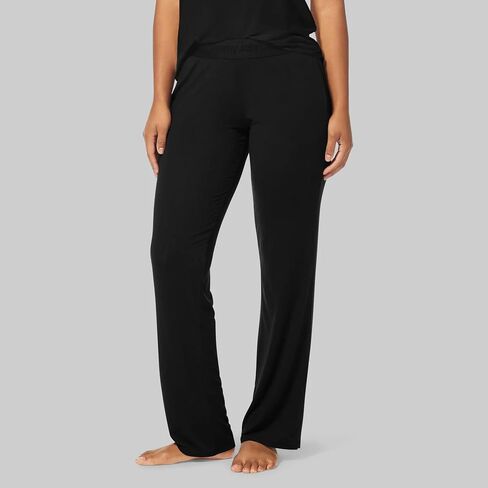 Tommy John Women's Second Skin Sleep Pant, Single, Black, L in Saudi Arabia