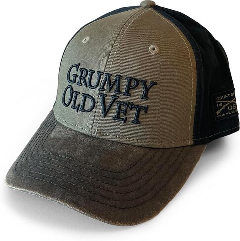 Grunt Style Grumpy Old Vet Hat 2.0 (مقاس واحد ، بني) in Saudi Arabia