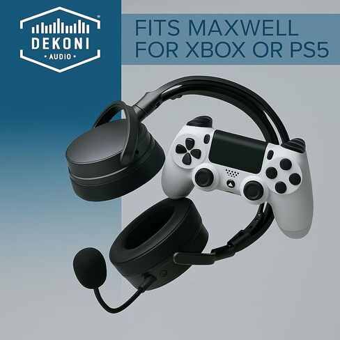 Dekoni Audio Ear Pads for Audeze Maxwell Wireless Gaming Headset, Memory Foam Headphone Earpads for Maxwell Audeze Headphones, Elite Sheepskin in Kuwait