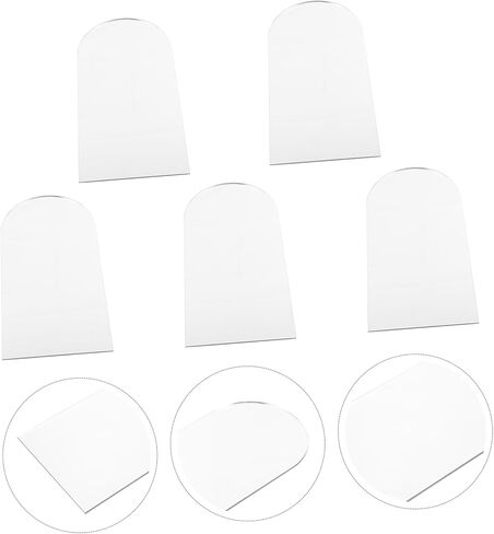 HOODANCOS DIY Craft Mirror Set 5pcs Irregular Acrylic Wall Hanging Mirror Makeup Mirr in Saudi Arabia