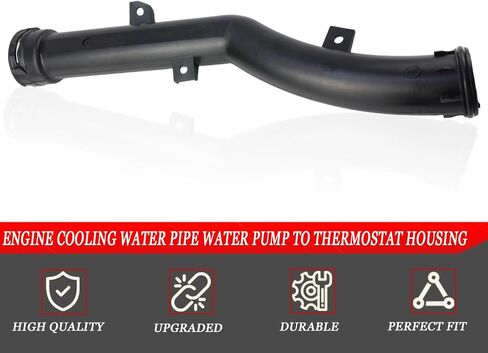 11537589713 Engine Cooling Water Pipe w/O-Ring Water Pump to Thermostat Housing for Mini Cooper R55 R56 R57 R58 R59 Countryman R60 Paceman R61 Convertibles 2007-2016, Replace 11537541845 in Kuwait
