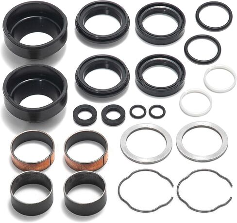 طقم Tofr Front Fork Leg Rebuild Kit لـ Harley Electra Glides Road Road Road Glides Glides Glides 1990-2001 Softail FXST 1990-2010 FLST 1990 & أحدث DYNA FXDWG 1993-2005 مع شوكات 41 مم 0403-002222222222 in Saudi Arabia