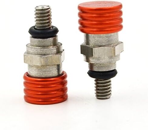 دراجة نارية M4x0.7 صمامات نزيف الهواء الشوكة لـ SX EXC MXC XC SX-F 50 65 85 105 125 150 200 250 300 350 450 والمزيد من الطرز ، والبرتقالي in Saudi Arabia