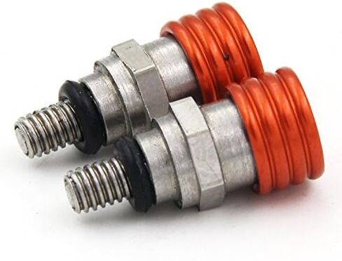 دراجة نارية M4x0.7 صمامات نزيف الهواء الشوكة لـ SX EXC MXC XC SX-F 50 65 85 105 125 150 200 250 300 350 450 والمزيد من الطرز ، والبرتقالي in Saudi Arabia