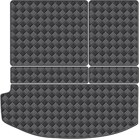 Cargo Mat & Backrest Mats for 2020-2024 Hyundai Venue Accessories, All Weather Waterproof Rear Cargo Liner Rear Trunk Liner Back Seat Cover Protector in Kuwait