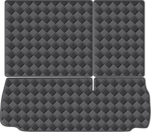 Cargo Mat & Backrest Mats for 2020-2024 Hyundai Venue Accessories, All Weather Waterproof Rear Cargo Liner Rear Trunk Liner Back Seat Cover Protector in Kuwait
