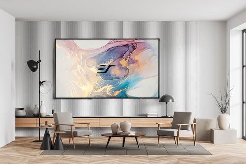 Elite Screens 110 inch CLR ALR Projector Screen 16:9 4K, Standard Throw Projection, Edge Free Fixed Frame Projector Screen Grey for Indoor Movie Screen Home Theater - Aeon CineGrey 3D AR110DHD3 in Kuwait