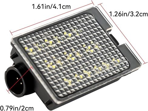 أضواء لوحة ترخيص Autoxbert LED للفترة 2014-2020 Dodge Durango Pickup Truck Truck Lear Lights Assembly Assembly ، 6500K White 18 SMD ، Plug and Play ، Pack of 2 in Saudi Arabia