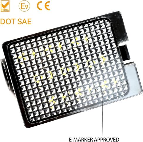 أضواء لوحة ترخيص Autoxbert LED للفترة 2014-2020 Dodge Durango Pickup Truck Truck Lear Lights Assembly Assembly ، 6500K White 18 SMD ، Plug and Play ، Pack of 2 in Saudi Arabia
