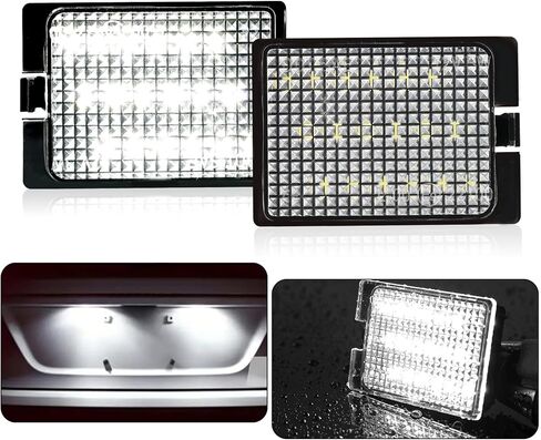 أضواء لوحة ترخيص Autoxbert LED للفترة 2014-2020 Dodge Durango Pickup Truck Truck Lear Lights Assembly Assembly ، 6500K White 18 SMD ، Plug and Play ، Pack of 2 in Saudi Arabia