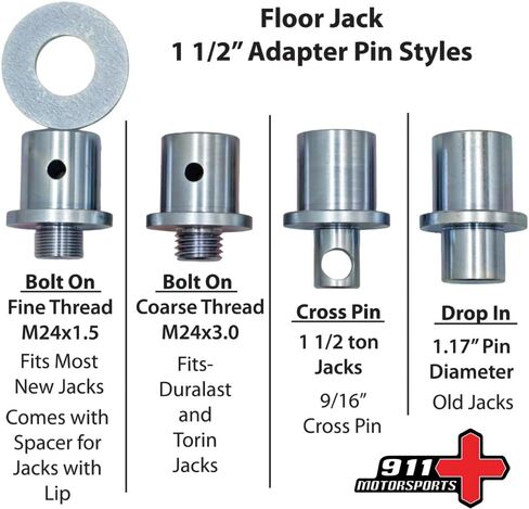 4x4 - Floor Jack Extension - Bolt on - Fine Thread in Saudi Arabia