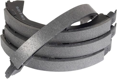 TRQ Rear Parking Brake Shoe Set Compatible with 2008-2015 Cadillac CTS 2010-2015 Chevrolet Camaro in Saudi Arabia