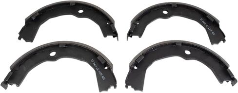 TRQ Rear Parking Brake Shoe Set Compatible with 2008-2015 Cadillac CTS 2010-2015 Chevrolet Camaro in Saudi Arabia