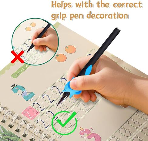 Scribble Smart Workbook, Handwriting Practice Workbook, Pen Control and Tracing Book Wipe Clean, Little Curious Mind Scribble Smart Reusable Workbooks for Kids(Complete Set) in Saudi Arabia