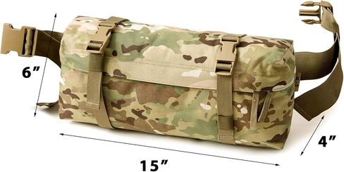 MT US Military MOLLE Waist Pack, Army Utility Medium Sustainment Pouch, OCP in Saudi Arabia