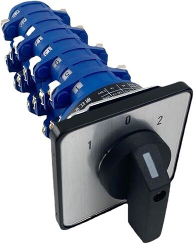 Rotary Cam Switch 16A 690V 3 Position 1-8 Poles Control Dual Power Changeover Interruptor LW39A-16 Series(6P) in Saudi Arabia