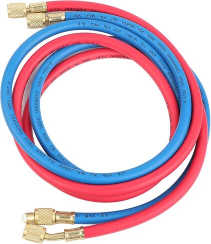 Air Conditioner Refrigerant Recharge Hose Airconditioning Refrigeration Adding Tool Accessory (Double-English 3 Meters, Single) in Saudi Arabia