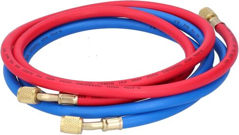 Air Conditioner Refrigerant Recharge Hose Airconditioning Refrigeration Adding Tool Accessory (Double-English 3 Meters, Single) in Saudi Arabia