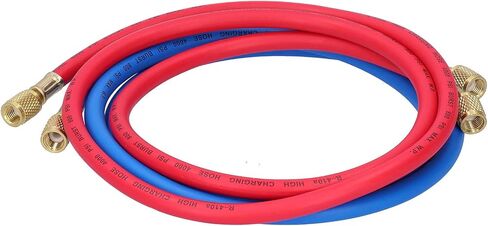 Air Conditioner Refrigerant Recharge Hose Airconditioning Refrigeration Adding Tool Accessory (Double-English 3 Meters, Single) in Saudi Arabia