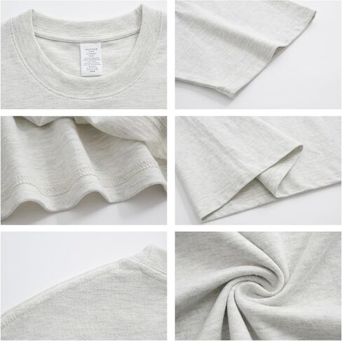 نساء من القطن الضخم الحجم القمصان T Crewneck بأكمام قصيرة من الأكمام القصيرة ثقيلة الوزن غير الرسمي لارتداء القمامة أزياء الكتف المحملات in Kuwait