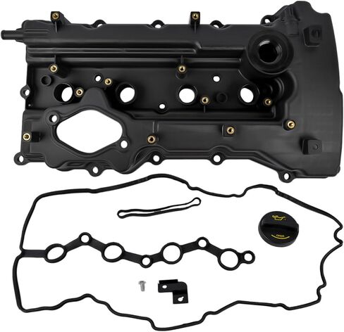 GELUOXI Engine Valve Cover with Gasket and Cap Replacement for Hyundai Sonata Santa Fe Sport Kia Optima 2.0L 2.4L 2011-2016 22410-2G710 in Saudi Arabia
