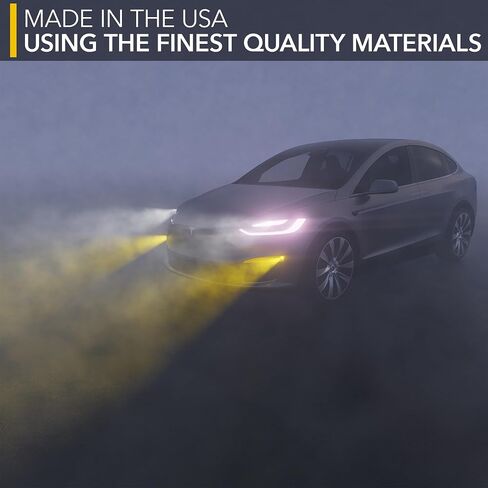 أضواء الضباب الملونة PPF لـ Tesla Model S & Tesla Model X 2021-2025 ، Medium Smoke (50 ٪ VLT) Fair Paint Film Cover Tint Shield ، 8mil Healing Self in Saudi Arabia