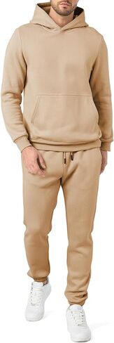 JMIERR Men's 2 Piece Outfits Hoodie Sweatshirt Tracksuit & Joggers Sweatpants Sweatsuit Set in Saudi Arabia