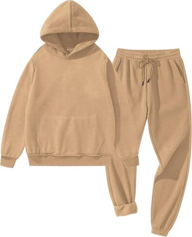 JMIERR Men's 2 Piece Outfits Hoodie Sweatshirt Tracksuit & Joggers Sweatpants Sweatsuit Set in Saudi Arabia
