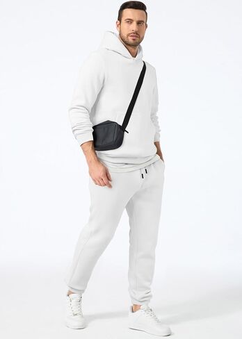 jmierr men's 2 ompits hoodie sweatshirt switssuit & joggers sweatpants setsuit set in Kuwait