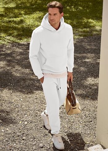 jmierr men's 2 ompits hoodie sweatshirt switssuit & joggers sweatpants setsuit set in Kuwait