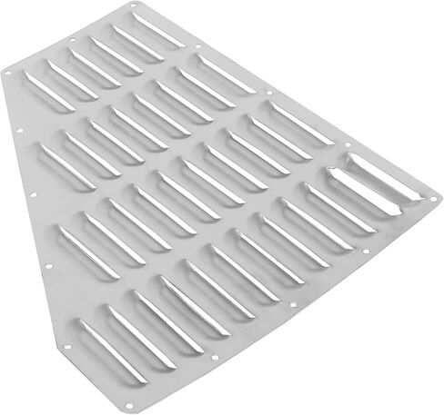 KUAFU Aluminum Louver Hood Cooling Panels Kit Compatible With 1984-2001 Jeep XJ Cherokee Comanche Alloy Vented Pair Hood Louver in Saudi Arabia