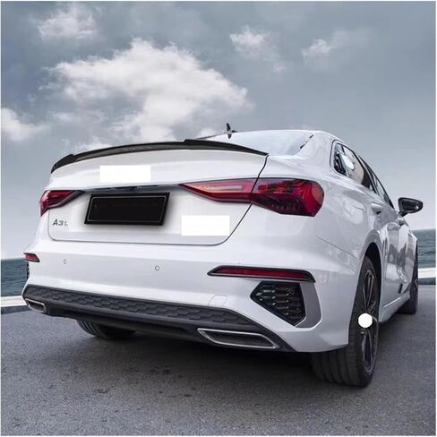 Compatible For Audi A3 S3 RS3 8Y 2021-2024 Sedan Car Rear Spoiler Wing Rear Trunk Roof Lip Spoiler Cap Tail Wing Tuning Car Accessories in Saudi Arabia