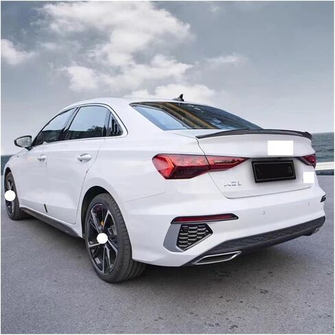Compatible For Audi A3 S3 RS3 8Y 2021-2024 Sedan Car Rear Spoiler Wing Rear Trunk Roof Lip Spoiler Cap Tail Wing Tuning Car Accessories in Saudi Arabia