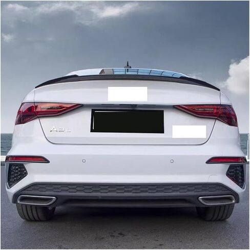 Compatible For Audi A3 S3 RS3 8Y 2021-2024 Sedan Car Rear Spoiler Wing Rear Trunk Roof Lip Spoiler Cap Tail Wing Tuning Car Accessories in Saudi Arabia