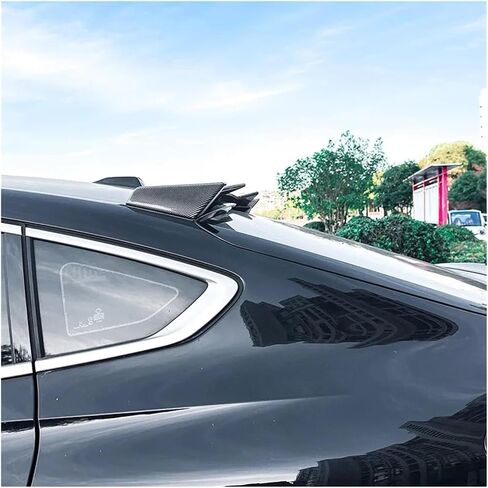 متوافق مع BMW X6 G06 M 2019+ Sport ABS البلاستيك الكربون الكربون الخلفي لطفار الزجاج الأمامي أجنحة SPOILER SPOILER (أسود لامع) in Saudi Arabia