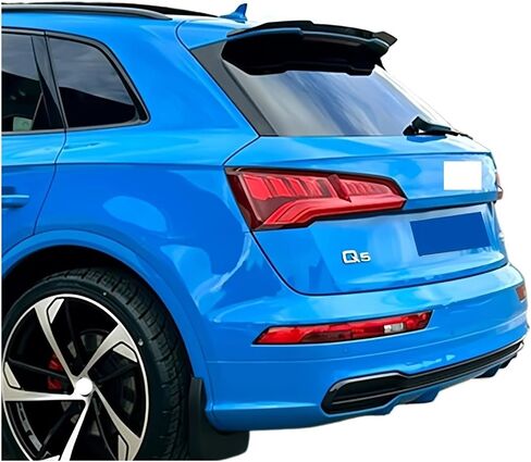 Compatible For Audi SQ5/Q5 S-line Mk 2 2017-2024 MAXTON Style Car Rear Boot Lip Spoiler Cap Rear Trunk Roof Spoiler Splitter Bodykit(Carbon Look) in Saudi Arabia