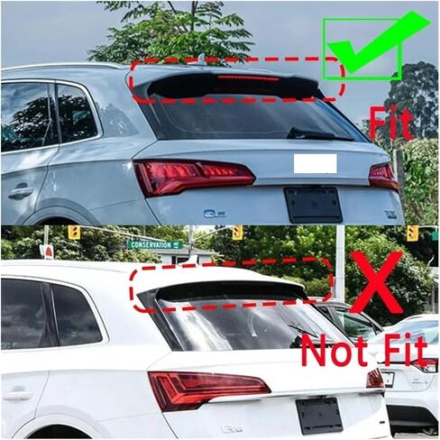 Compatible For Audi SQ5/Q5 S-line Mk 2 2017-2024 MAXTON Style Car Rear Boot Lip Spoiler Cap Rear Trunk Roof Spoiler Splitter Bodykit(Carbon Look) in Saudi Arabia