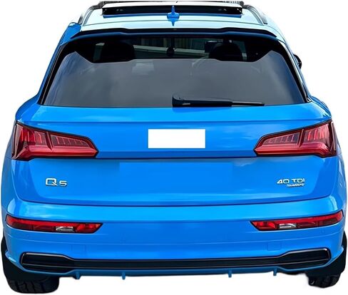 Compatible For Audi SQ5/Q5 S-line Mk 2 2017-2024 MAXTON Style Car Rear Boot Lip Spoiler Cap Rear Trunk Roof Spoiler Splitter Bodykit(Carbon Look) in Saudi Arabia