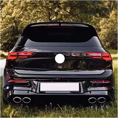 CS Clubsport Style Roof Sweverer Wing Tuning متوافق مع VW Golf 8 MK8 GTI GTD R 2020 2021 2022 2023 CAR الخلفية المفسد المفسد (نظرة كربونية) in Saudi Arabia