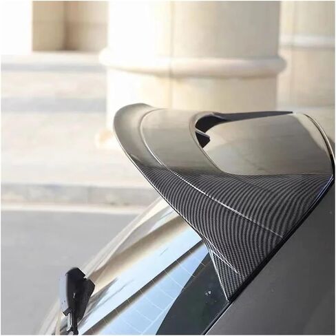 CS Clubsport Style Roof Sweverer Wing Tuning متوافق مع VW Golf 8 MK8 GTI GTD R 2020 2021 2022 2023 CAR الخلفية المفسد المفسد (نظرة كربونية) in Saudi Arabia