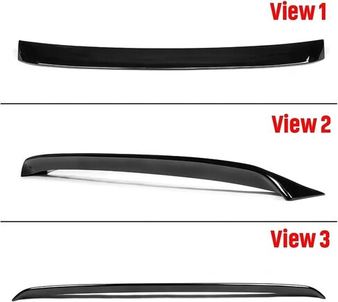 Rear Roof Spoiler Wing Lip Compatible For INFINITI G35 G25 G37 Q40 4 Dr Sedan 2007-2014 Rear Trunk Spoiler Wing Lip Extension(Glossy Black) in Saudi Arabia