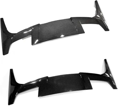 Car Modification Accessories Trunk Spoiler Wing Trim Compatible For Tesla Model Y 2019-2024 Glossy Black, Carbon Fiber Car Tail Wing(Glossy Black) in Saudi Arabia