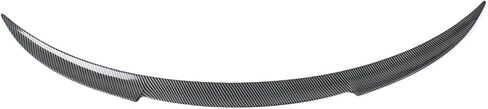 Rear Spoiler Wings Compatible For Tesla Model Y 2020-2024 Rear Trunk ABS Spoiler Lip Tail Wing Trunk Lid Accessories Carbon Fiber(Glossy Black) in Saudi Arabia