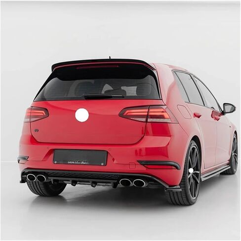 Maxton Style Rear Spoiler Extension Compatible For Volkswagen Golf 7 R/R-Line/GTI 2013-2019 Car Rear Trunk Roof Lip Spoiler Cap Tuning in Saudi Arabia