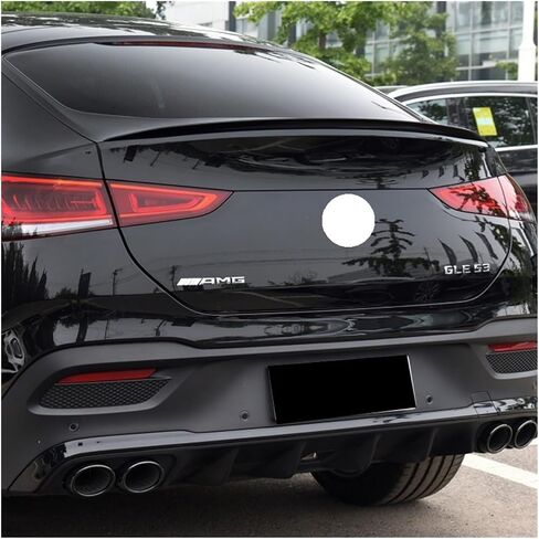 متوافق مع Benz Gle Coupe C167 GLE350 GLE400 GLE450 GLE53 AMG 2020 إلى أعلى إكسسوارات تلقائي ذيل المفسد الخلفي (مظهر الكربون) in Saudi Arabia