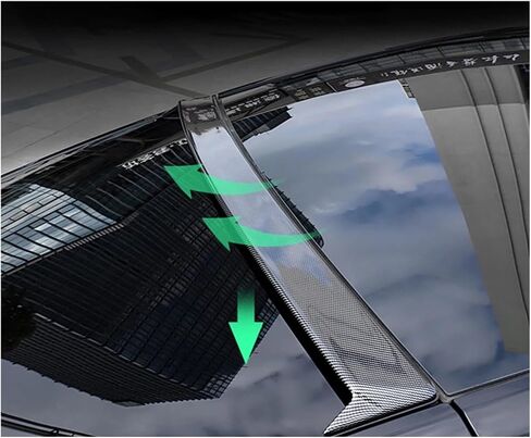 متوافق مع Tesla Model Y Roof Soilder ABS المفسد الخلفي جناح اللمعان الألياف الكربونية الأسود 2021 2022 2023 إكسسوارات خارجية (أحمر) in Saudi Arabia